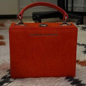 Brandon Blackwood Kendrick Trunk Purse in Orange